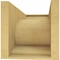 Ekena Millwork 11"W x 22"D x 11"H Wide Emerson Rough Cedar Woodgrain TimberThane Corbel, Primed Tan CORUR11X22X11EMRRCPR - alternate 3